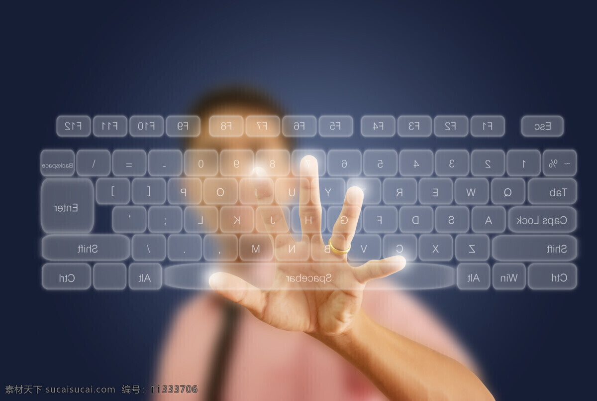 高科技 触摸屏 手 手势 屏幕 键盘 未来科技 科技背景 男人 科技图片 现代科技