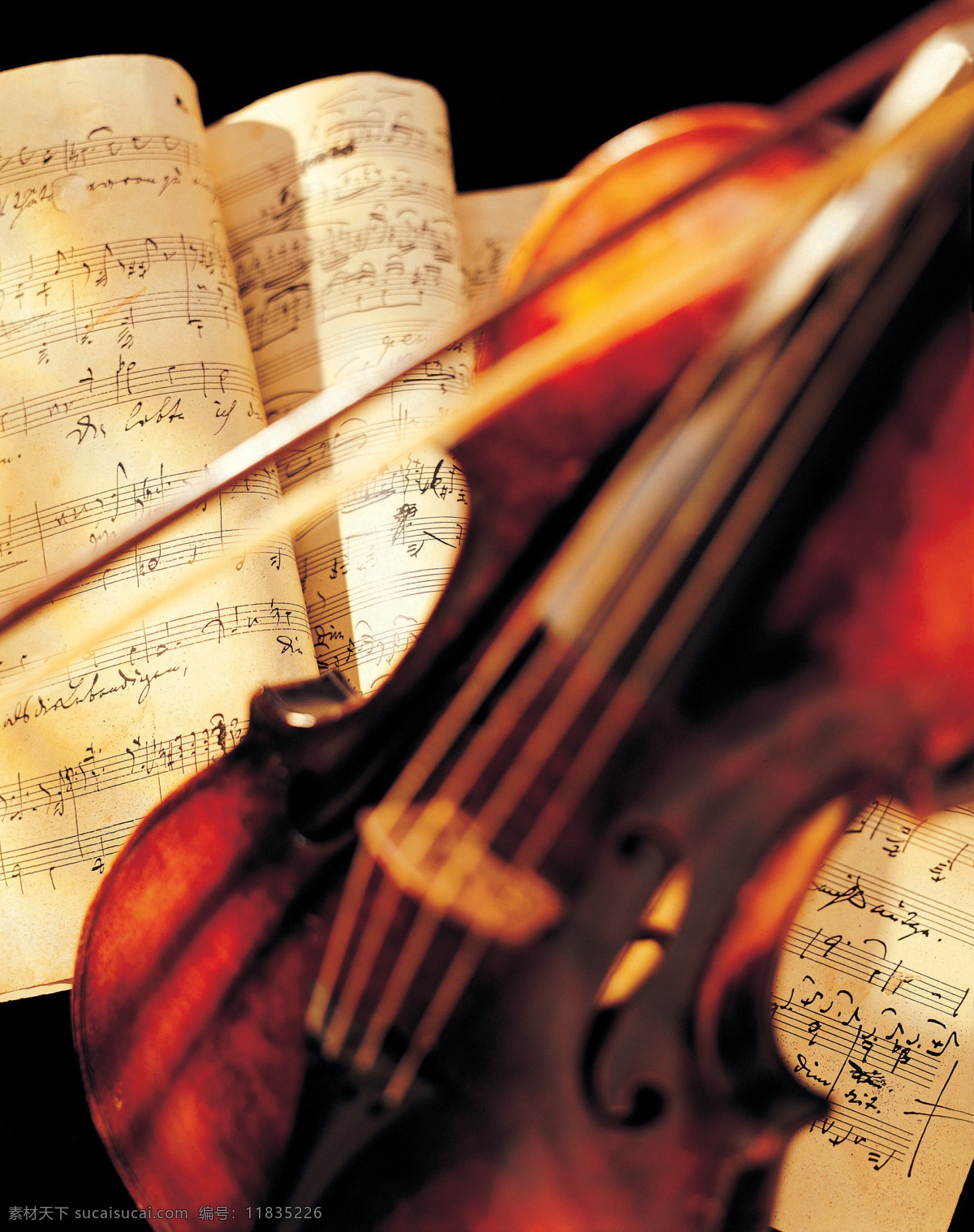 小提琴 指挥 文化艺术 音乐 摄影图库 300