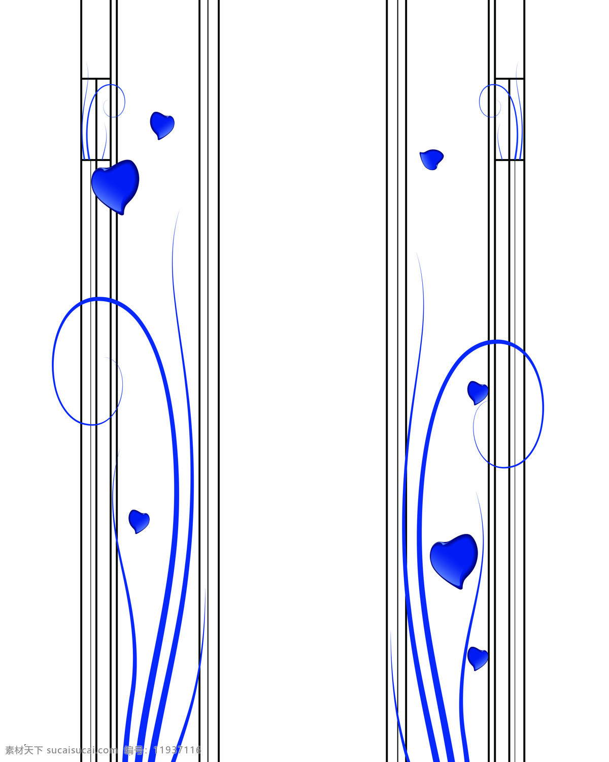 简约 心情 爱心 底纹边框 隔断 简约时尚 蓝色 线条 心形 简约心情 移门 移门图案 家居装饰素材
