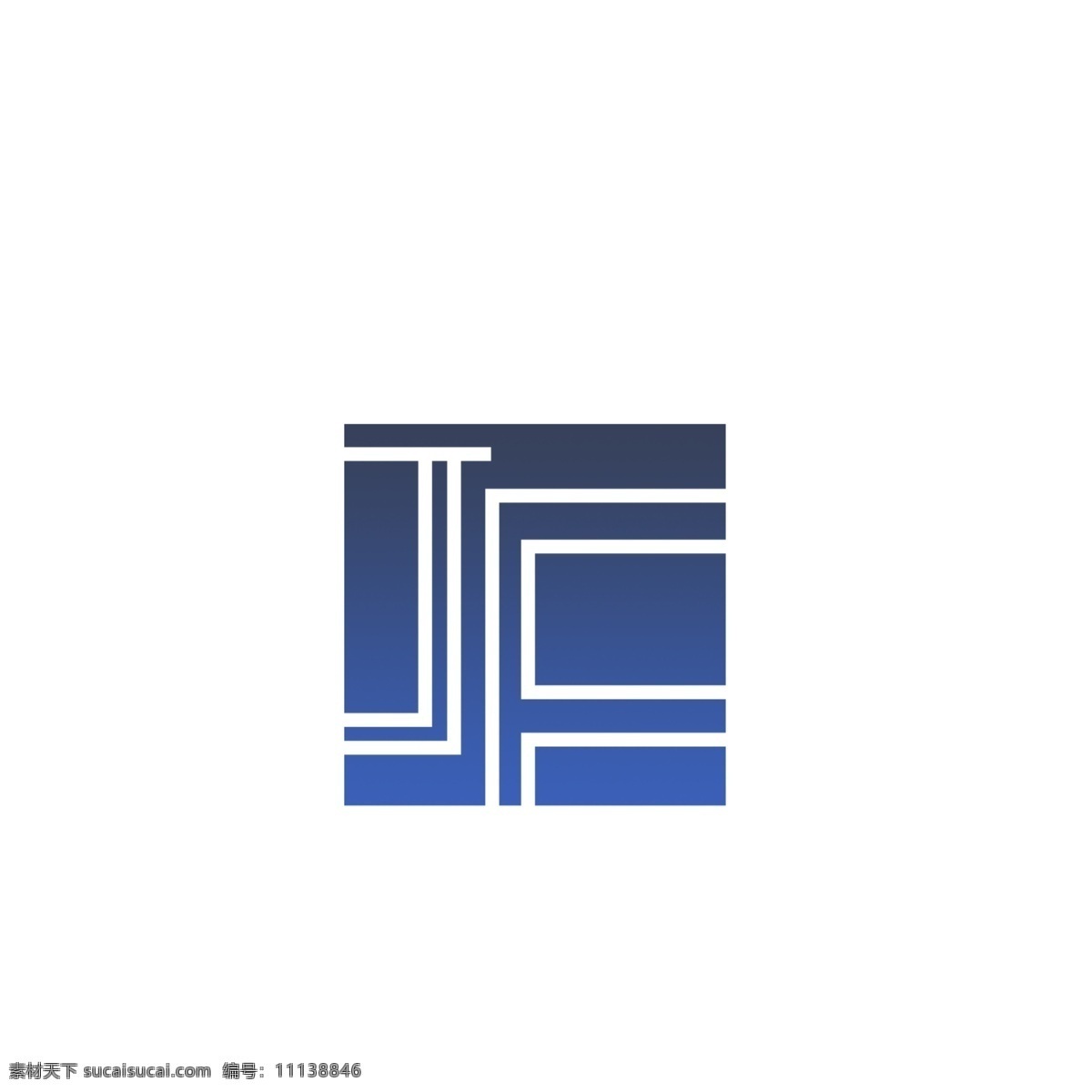 门窗 行业 logo 字母 jf 蓝色 创意 门窗logo 蓝色logo 创意logo logo设计