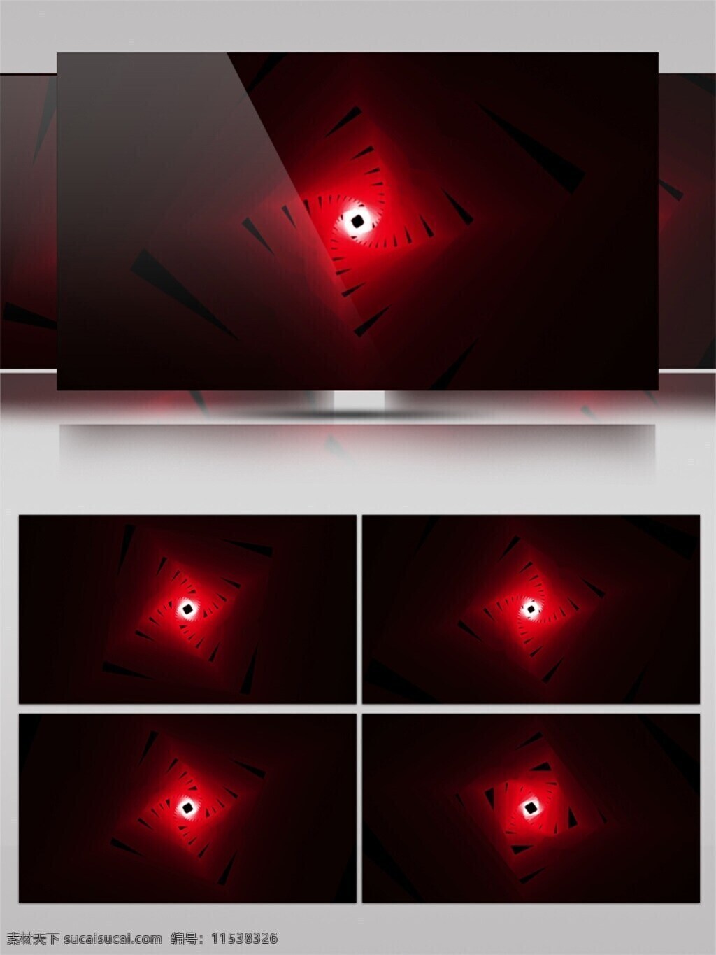 红色 动感 四边形 高 情 视频 喜庆红色 光感渐变 震撼大气 视频素材 动态视频素材
