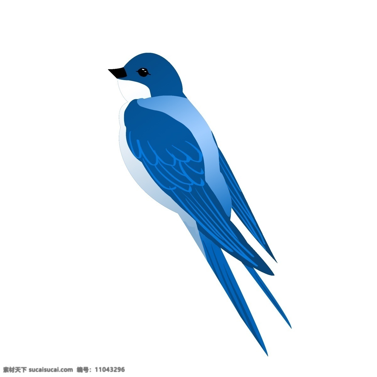 卡通 蓝色 飞翔 燕子 鸟 插图 插画 飞燕 卡通插图 创意卡通 春季燕子 飞翔的小鸟 蓝色燕子