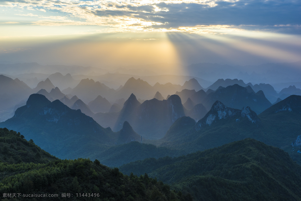 广西 桂林 尧山 风景