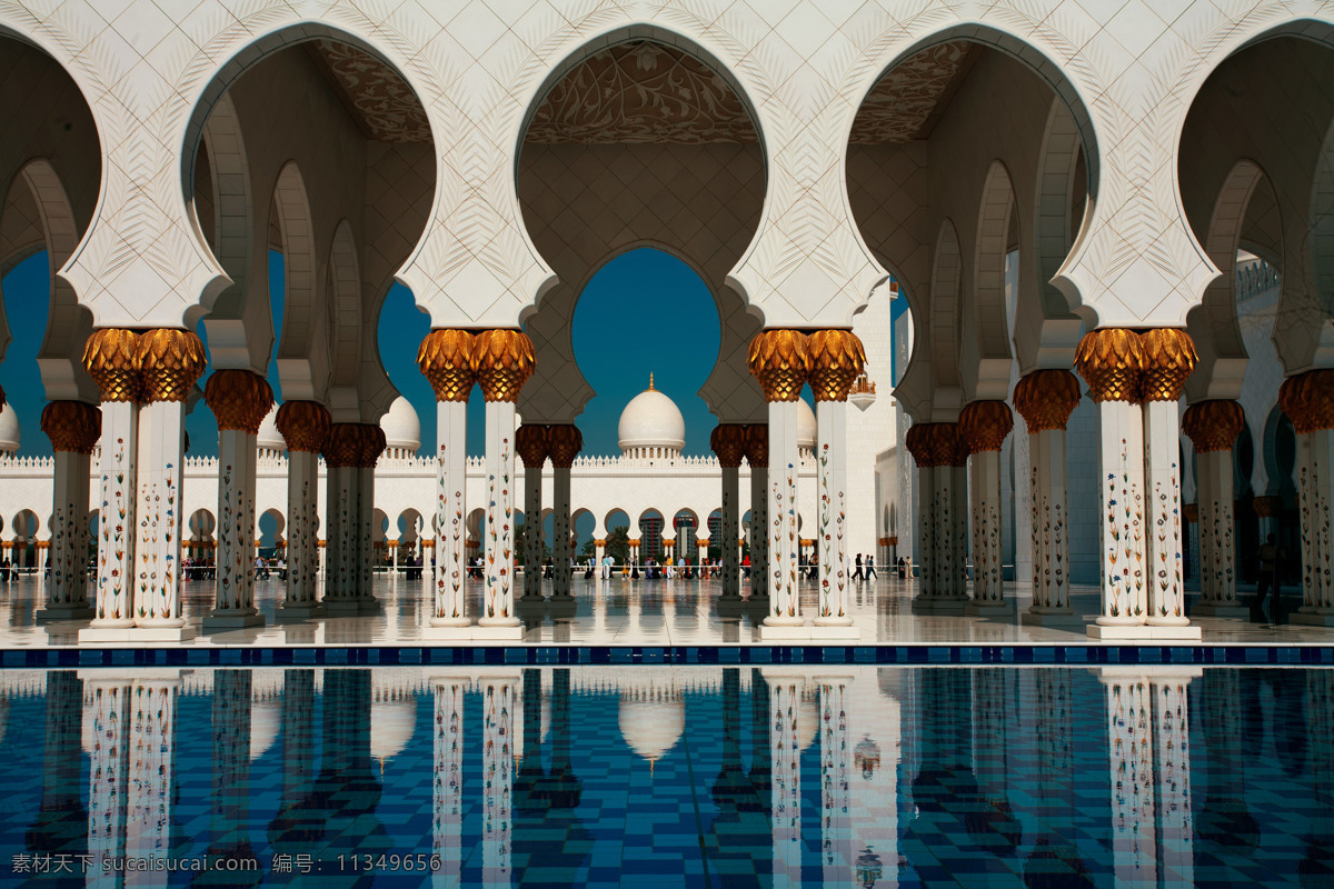 阿布扎比 大 清真寺 阿联酋 八大清真寺 阿拉伯风格 汉白玉 阿联酋旅游 阿拉伯建筑 清真建筑 阿联酋之旅 建筑园林 建筑摄影