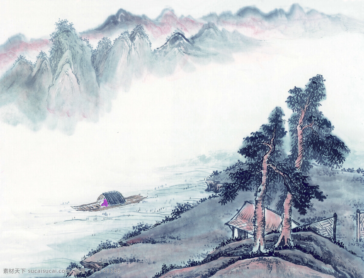 寄情山水 山 水 风景 国画 古典 美术 绘画 中国美术图库 绘画书法 文化艺术