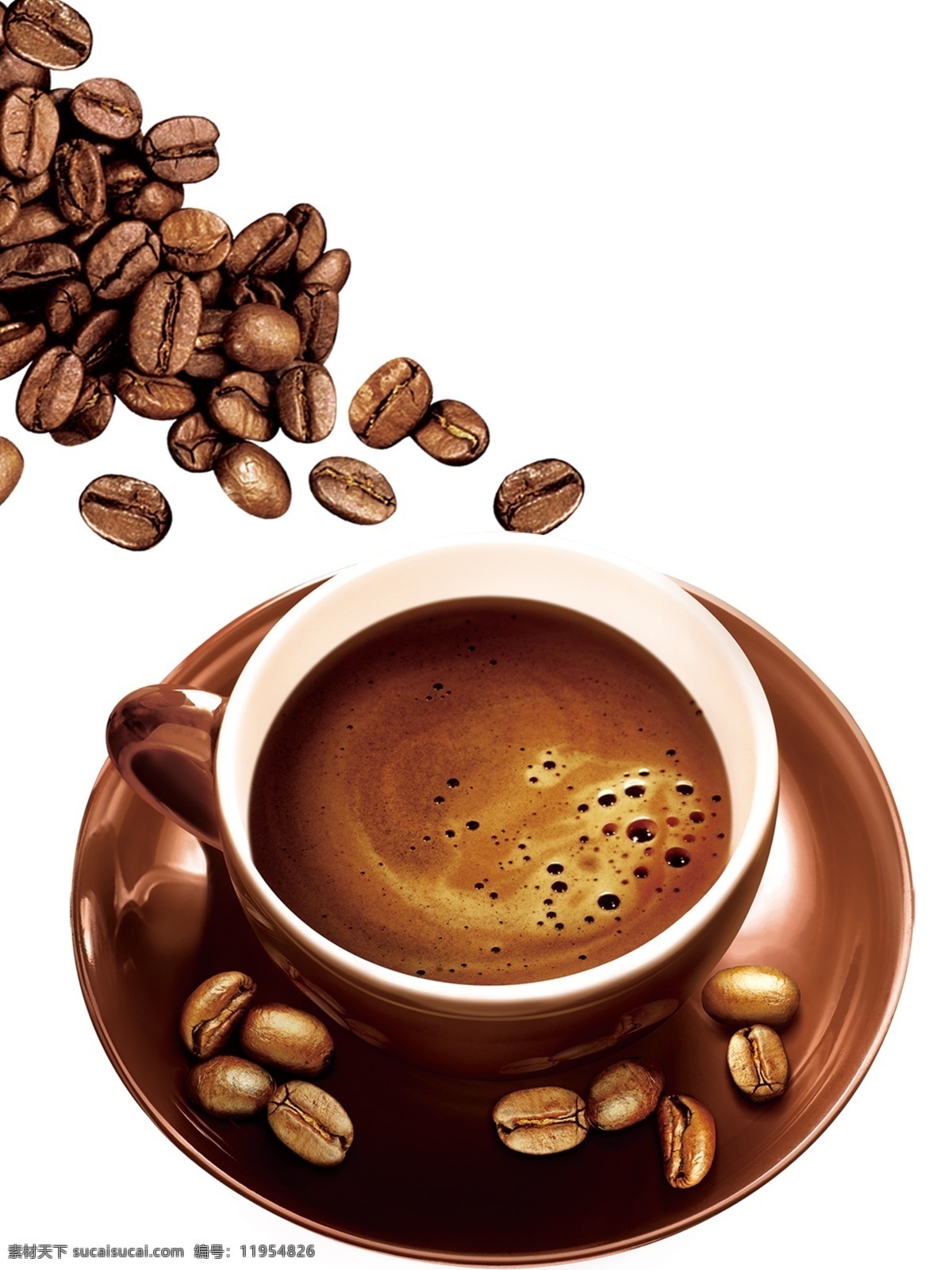 咖啡豆 元素 咖啡 分层 纹理