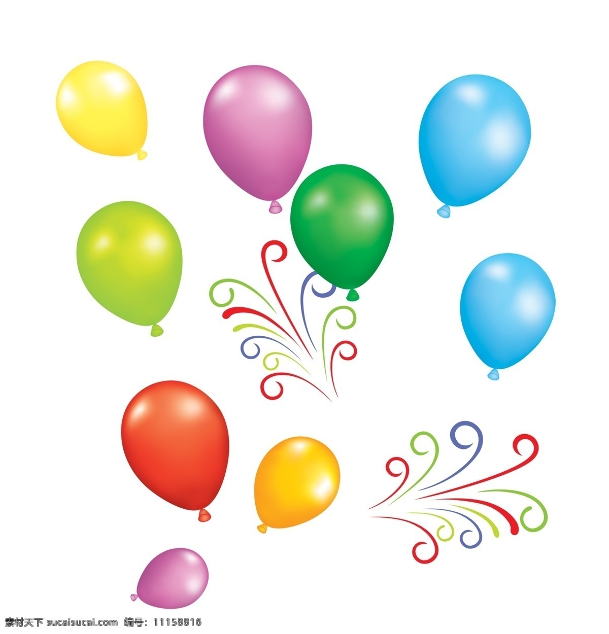 五颜六色气球 模版下载 五颜六色 气球素材下载 气球模板下载 气球 喜庆 丝带和气球 红气球 彩带 鲜艳 节日 六一儿童节 七色球 七彩气球 节日素材 源文件 文化艺术 节日庆祝