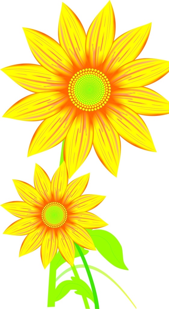 向日葵 素材免费下载 太阳花 卡通图 自然景观 自然风光