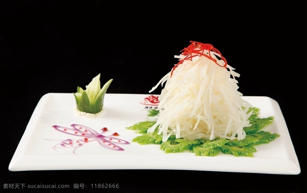 苦瓜拌天麻 美食 传统美食 餐饮美食 高清菜谱用图