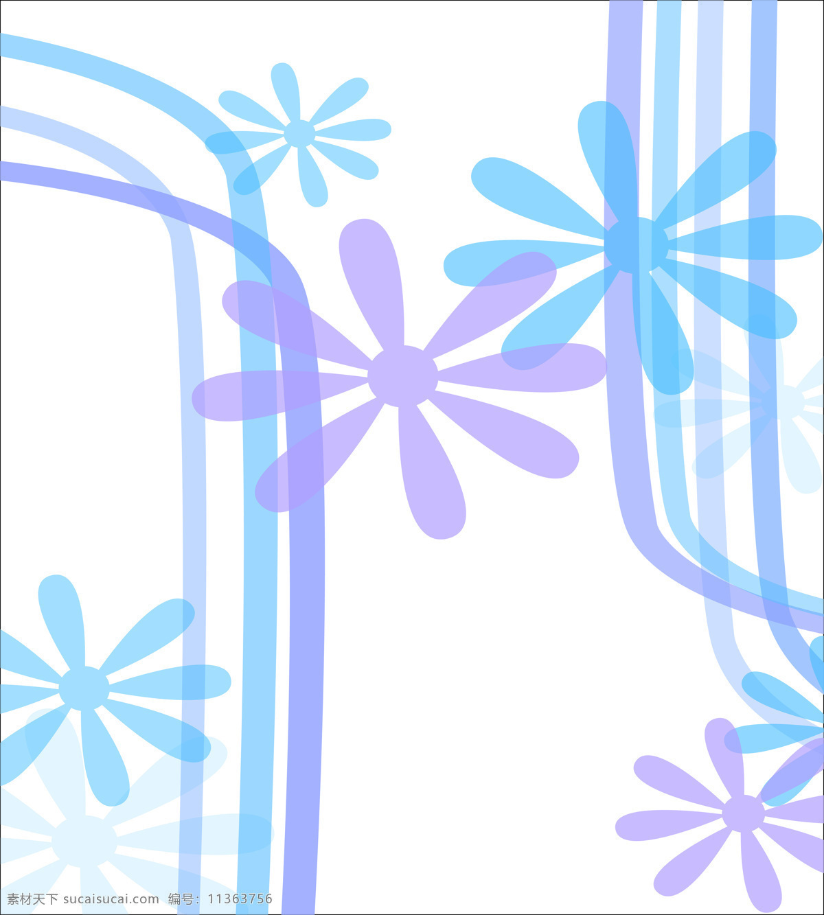 移门 花 背景底纹 底纹边框 花瓣 线条 移门花 移门图案 蓝紫色调 位图移门 装饰素材