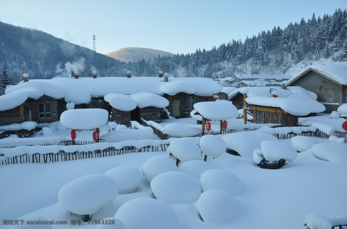 雪乡 小蘑菇 雪蘑菇 大雪过后 美丽雪景 中国雪乡 冬季 小山村 梦幻家园 风景摄影 山水风景 自然景观