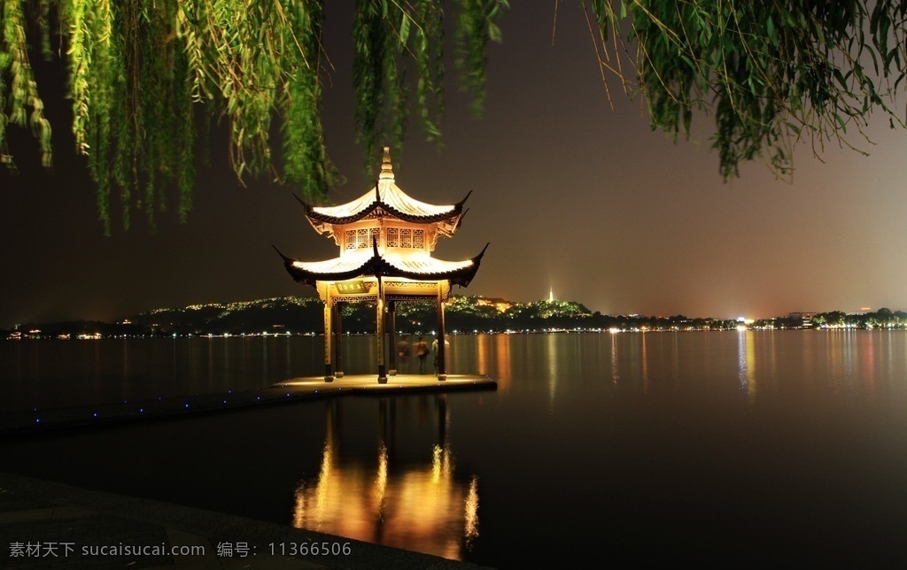 西湖美景 杭州 西湖 美景 旅游 夕阳 太阳 湖水 小船 荷花 柳树 小山 漂亮 景色 落山 水 光 环 国内旅游 旅游摄影