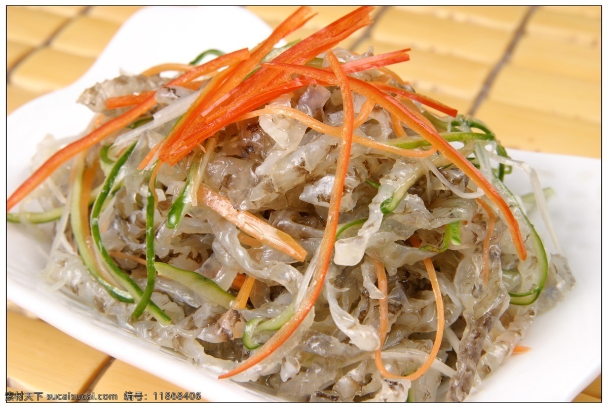 三丝鱼皮 美食摄影 传统菜 家常菜 传统美食 菜 餐饮美食