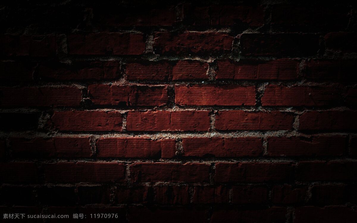 砖墙 红色 暗色 背景 背景素材