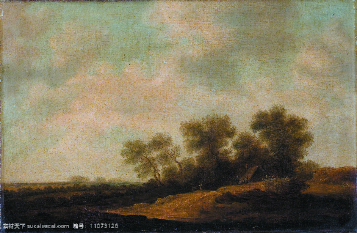 century 大师 画家 古典 画 建筑 景物 装饰画 油画 paisaje copy anonymous van josefsz jan goyen 人物 高清 西方 国外 现代 家居装饰素材