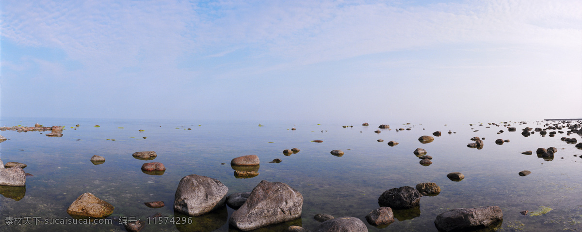 白云 大海 海滩 蓝天 石头 自然风景 自然景观 滩 风光 景色 psd源文件