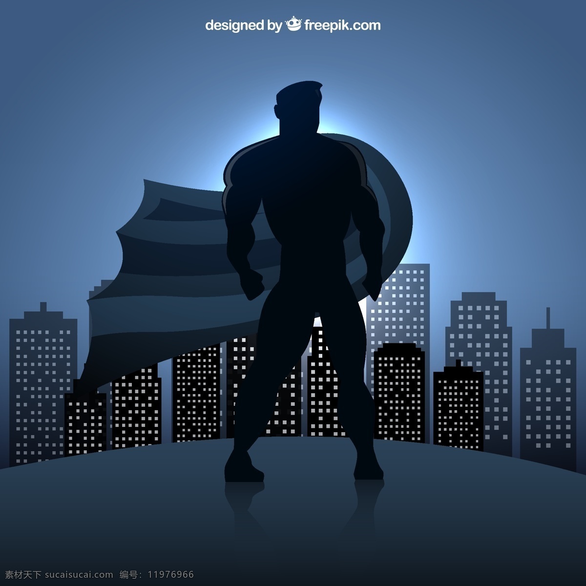 超级英雄剪影 城市 漫画 卡通 字符 剪影 超级英雄 英雄 电源物 超人 海角 神秘 保护 后卫 图标 高清 源文件