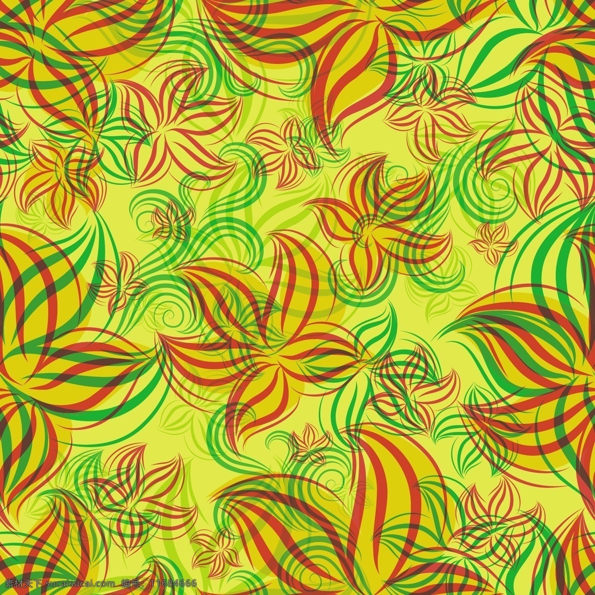 矢量 重叠 植物 树叶 背景 花朵 绚丽 艳丽花卉 枝叶 重叠纹样 矢量图 花纹花边