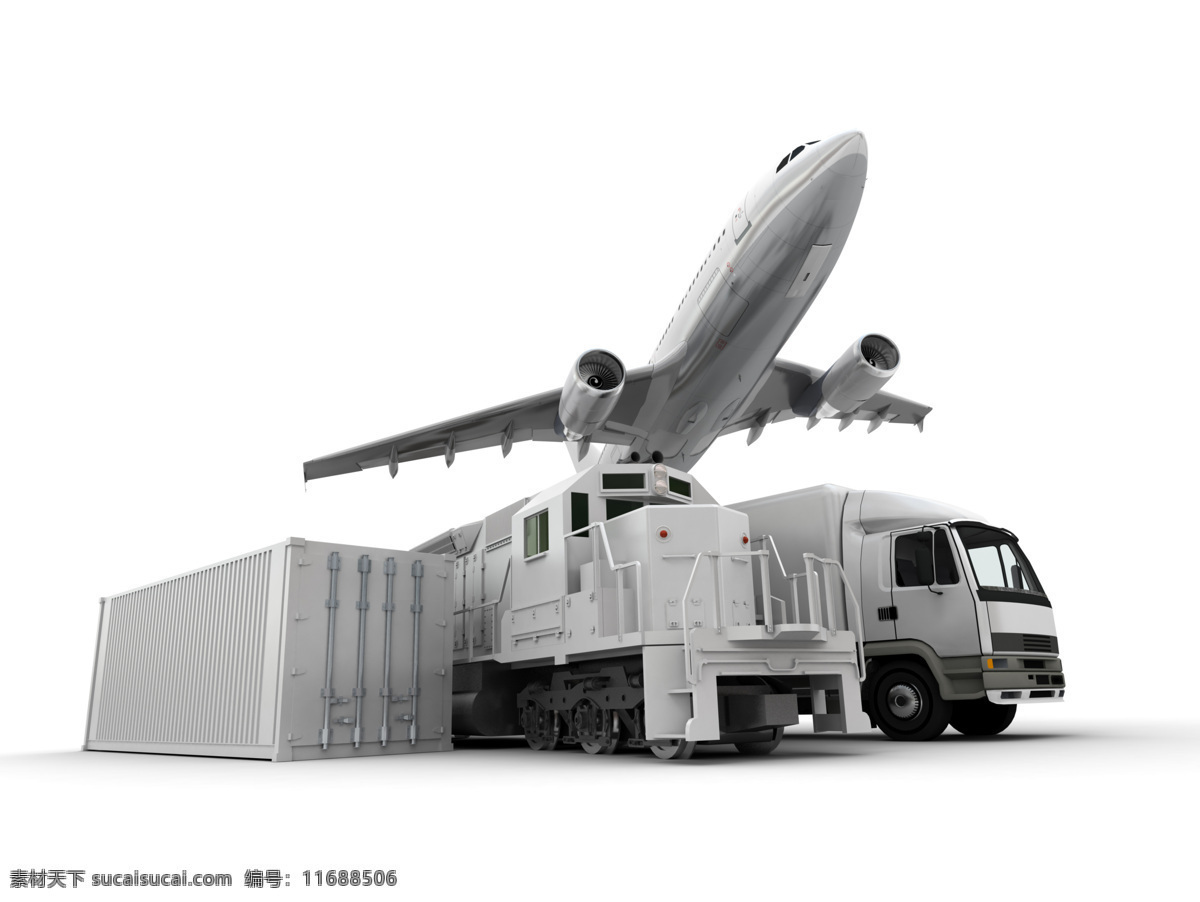 飞机 货车 交通运输 运输工具 快捷 方便 速度 物流 集装箱 飞机图片 现代科技