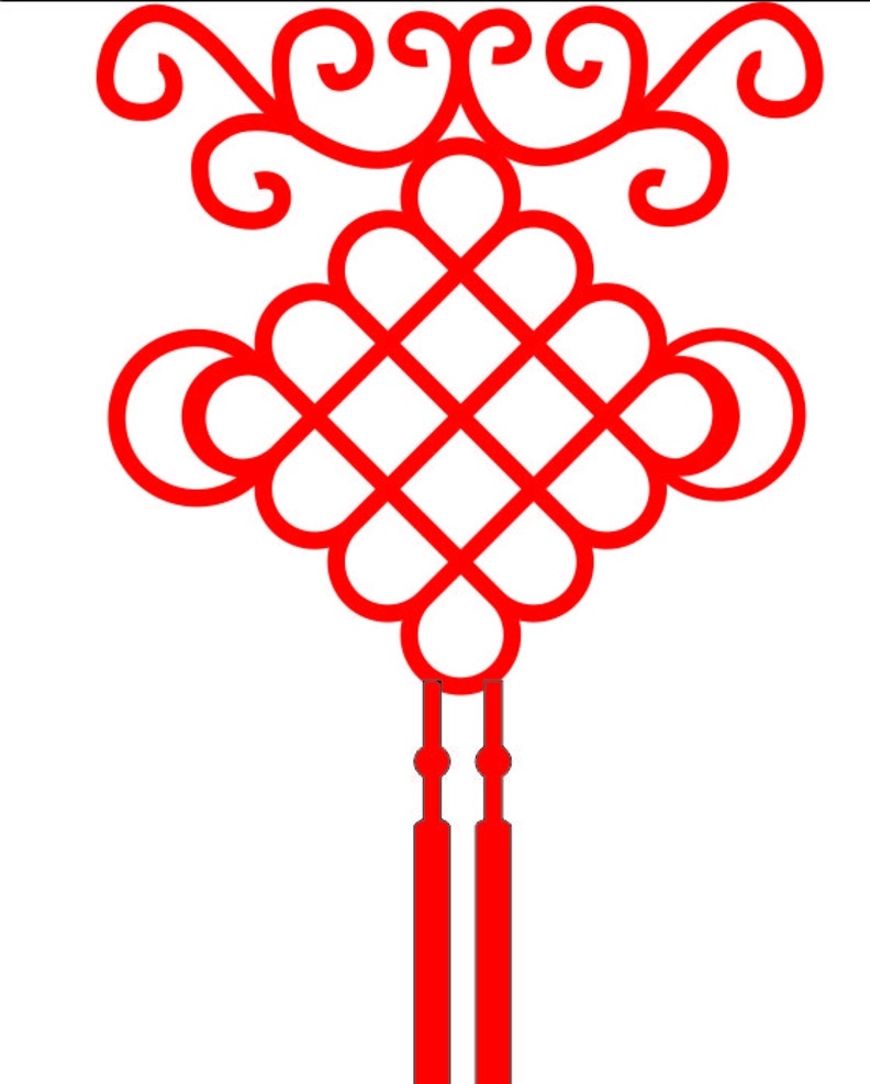 中国节 红色 标识 同心结 节日 文化艺术 节日庆祝