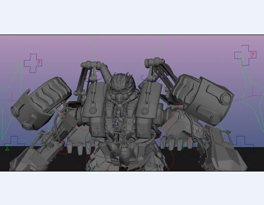 影视 级 精细 变形金刚 模型 3d模型 机器人 3d模型素材 其他3d模型