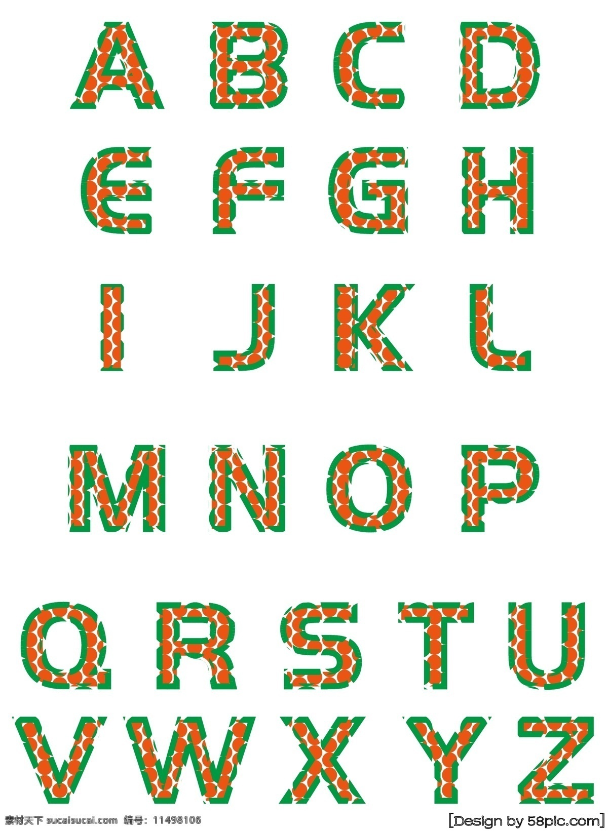 二 十 六 英文 字母 创意 几何 字体 套 图 商用 元素 英文字母 创意字母 套图 几何创意字母
