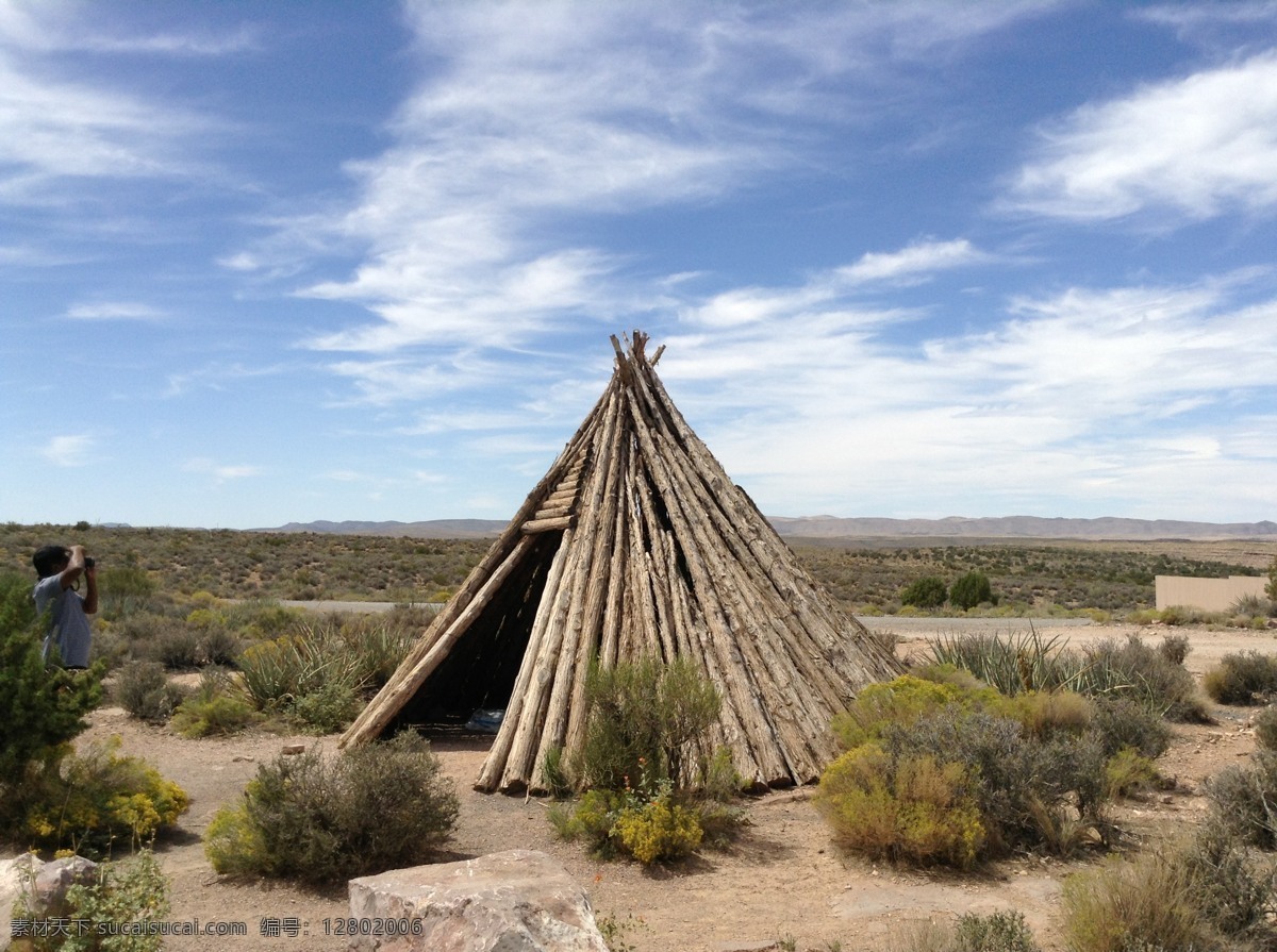 沙漠中的帐篷 帐篷 沙漠 蓝天 美景 旅游摄影 国外旅游