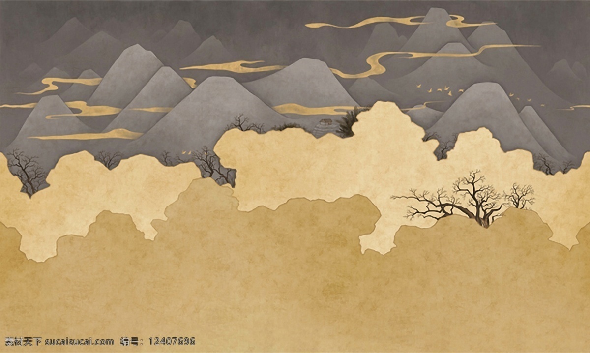 中式 轻 奢 背景 墙 新中式 轻奢背景墙 墙纸 装饰画 墙画 沙发背景 电视背景 画芯 新中式背景墙 文化艺术 绘画书法