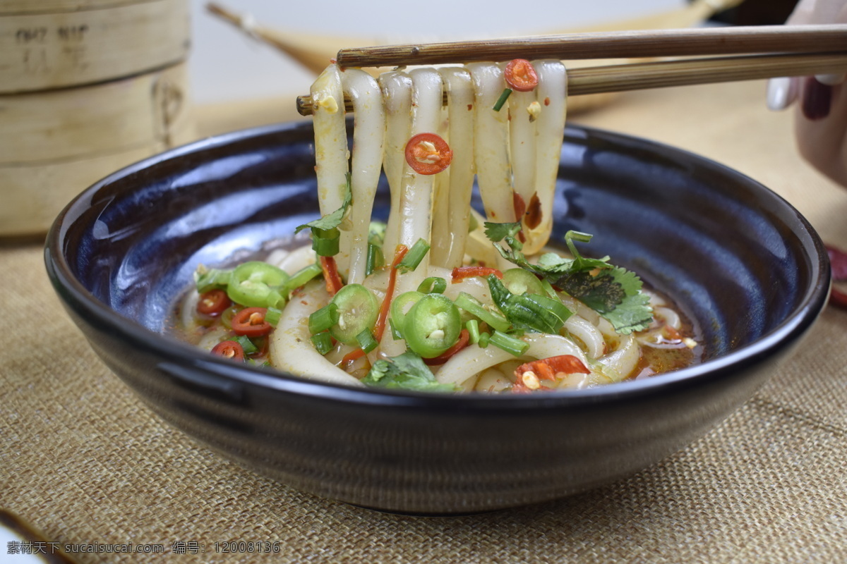 土豆粉 火锅 涮串 拍摄图 高清 大图 火锅粉 宽粉 粉条 菜品 餐饮美食 传统美食