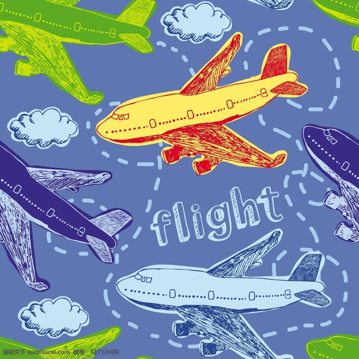 卡通飞机素材 飞机 飞机素材 卡通飞机 飞机设计 矢量飞机 旅游 卡通背景 展板背景 矢量素材 底纹背景 底纹边框 蓝色