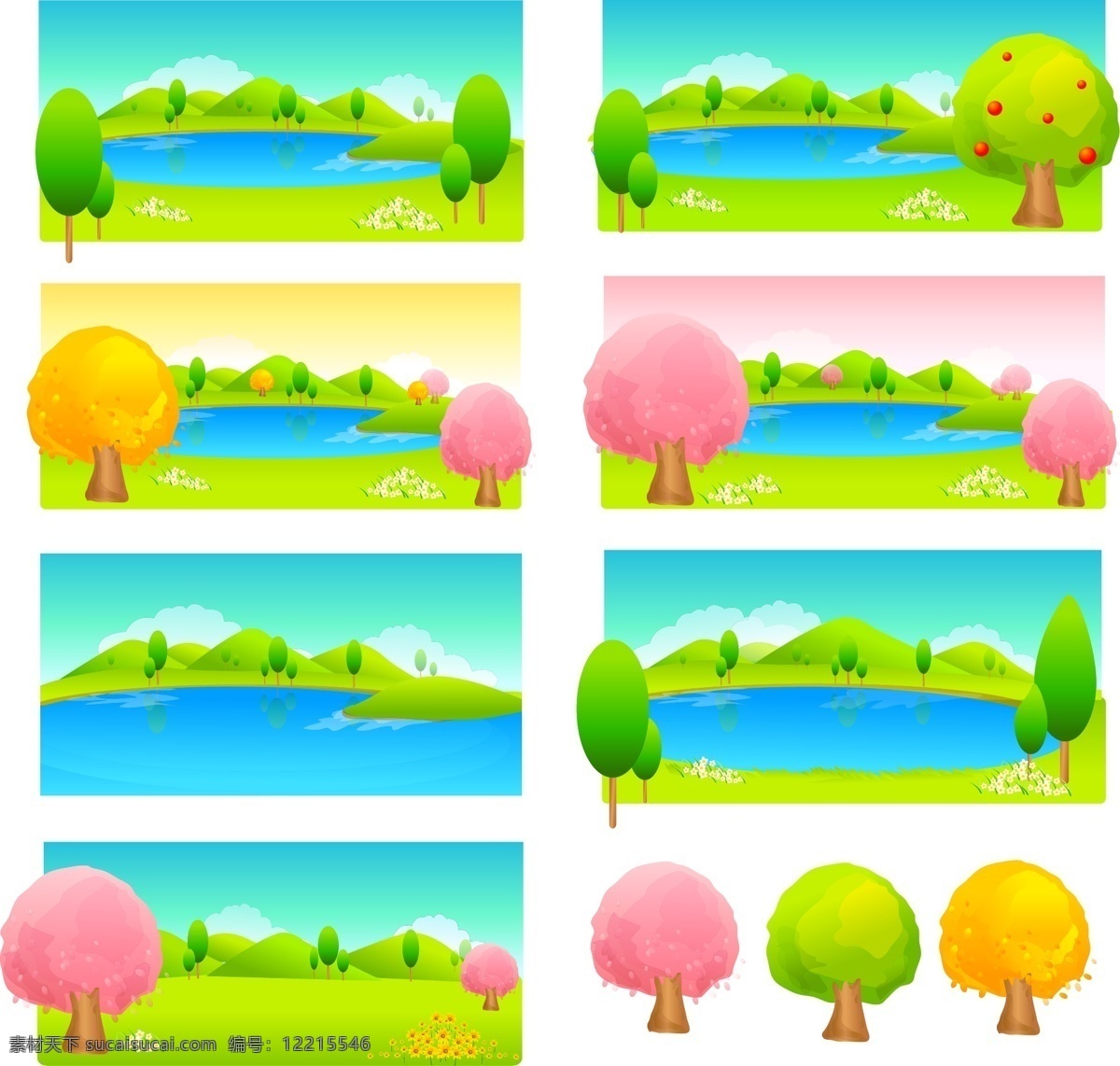 树 颜色 水 水的颜色 矢量 树的水的颜色 树木 自由 水的彩色图片 免费 色 自由水 矢量图 其他矢量图