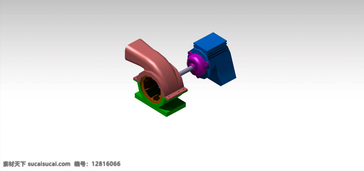 组装机 机械设计 组件 3d模型素材 电器模型