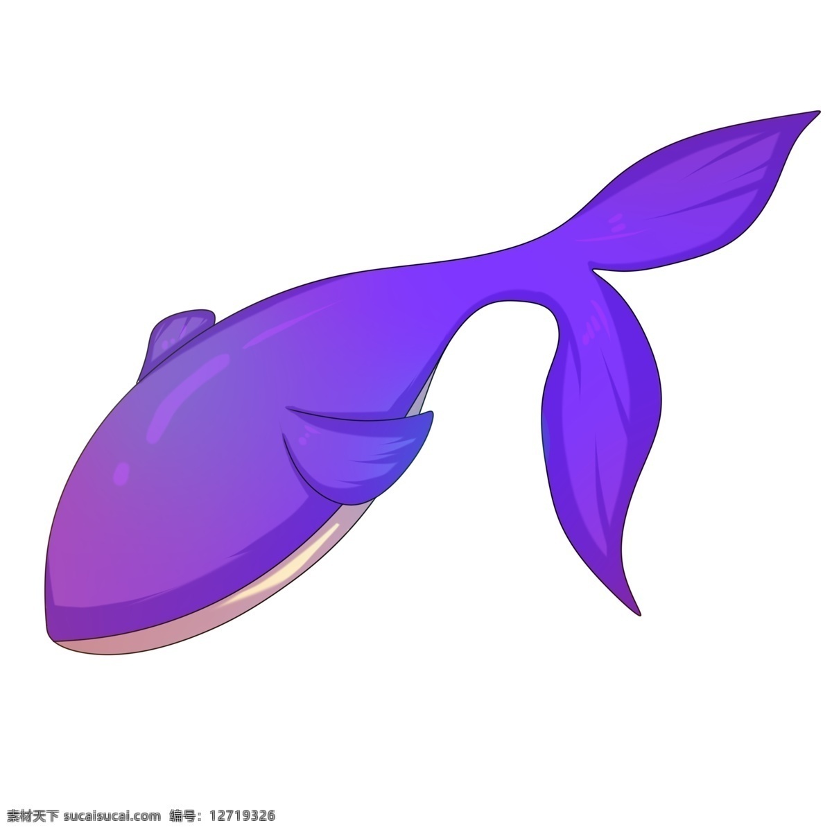 卡通 手绘 蓝色 梦幻 鲸鱼 插画 海洋 里 最大 动物 鱼形 脊椎动物 身体流线型 游泳 巨大 可爱