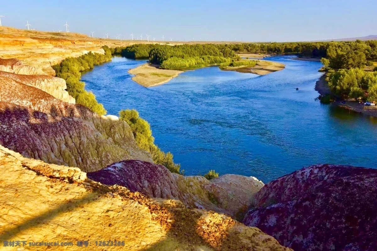 新疆美景 蓝色的湖 特色美景 风情 地质地貌 自然景观 自然风景
