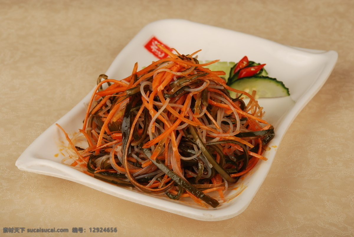 凉拌三丝 特色 美味 可口 口感好 香 色泽好看 餐饮美食 传统美食