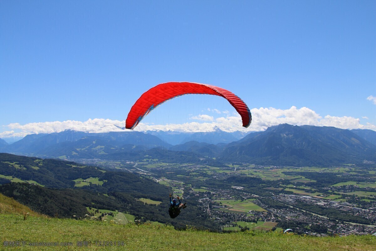 滑翔伞运动 滑翔伞 极限运动 体育活动 跳伞运动 文化艺术 体育运动