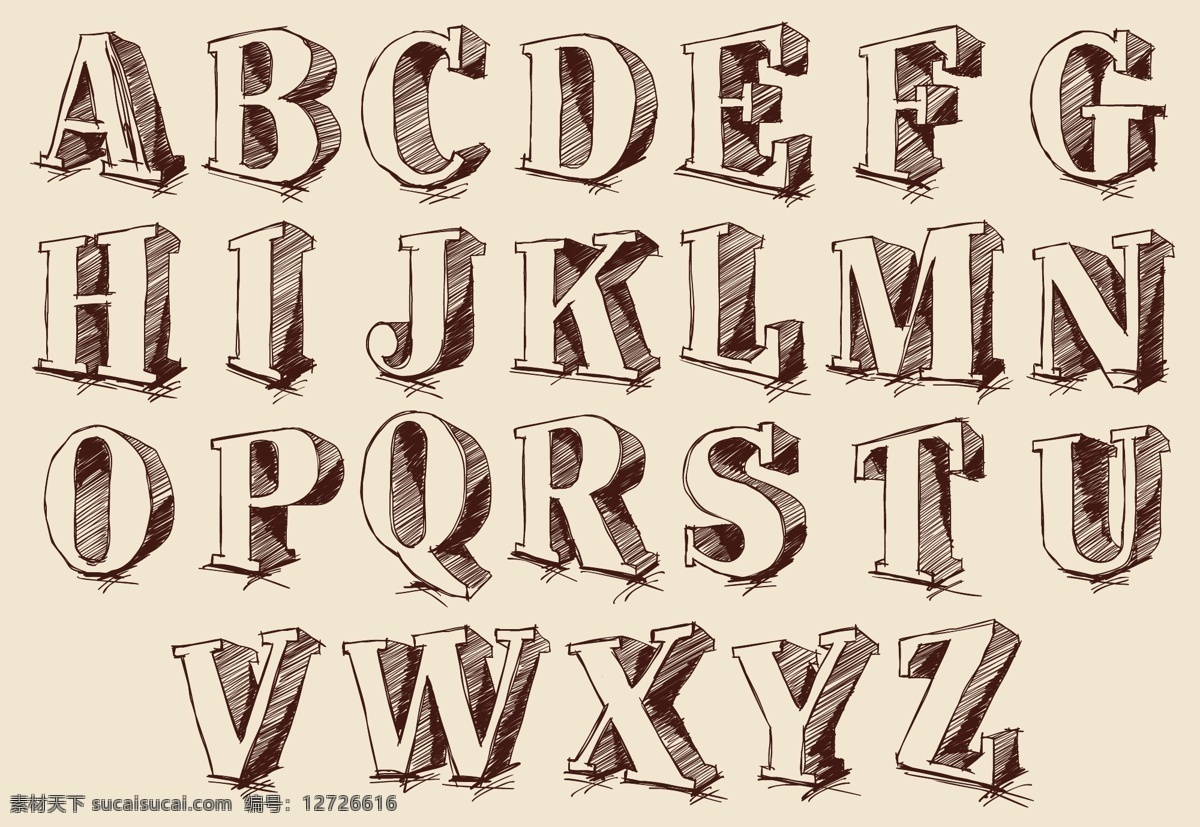矢量 立体 字体 字体设计 矢量字体 艺术字体 立体字 字体素材 英文字母 矢量字母 矢量素材 书画文字 文化艺术 白色