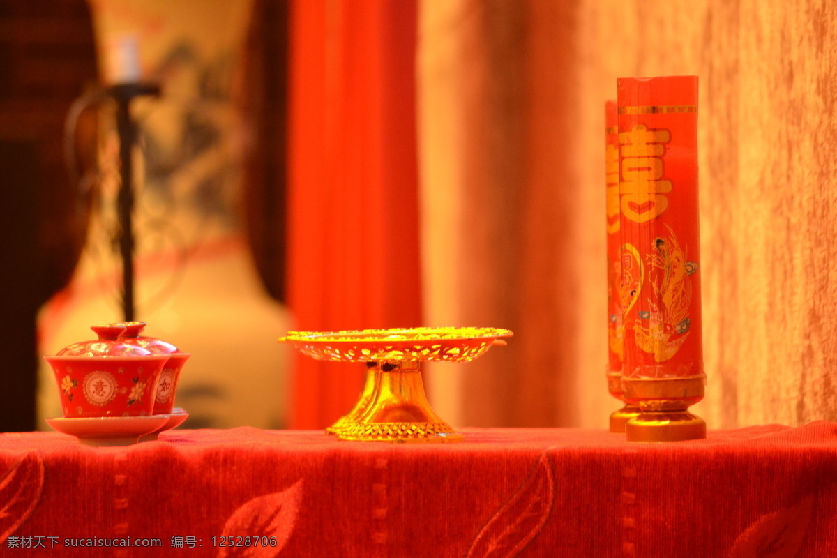 中式婚礼 婚礼 中式 喜庆 大红 爱情 文化艺术
