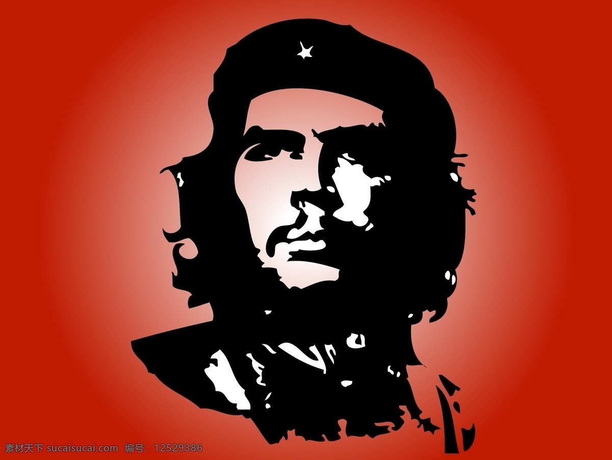 切 格瓦拉 细致 传神 版 社会主义 红色 罗宾汉 左翼 七二六运动 巴蒂斯塔 美国 中央情报局 崇拜 捷 古华 拉 古巴 玻利维亚 卡斯特罗 贝雷帽 肖像 刚果 阿根廷 革命 英雄 矢量人物 明星偶像 矢量图库