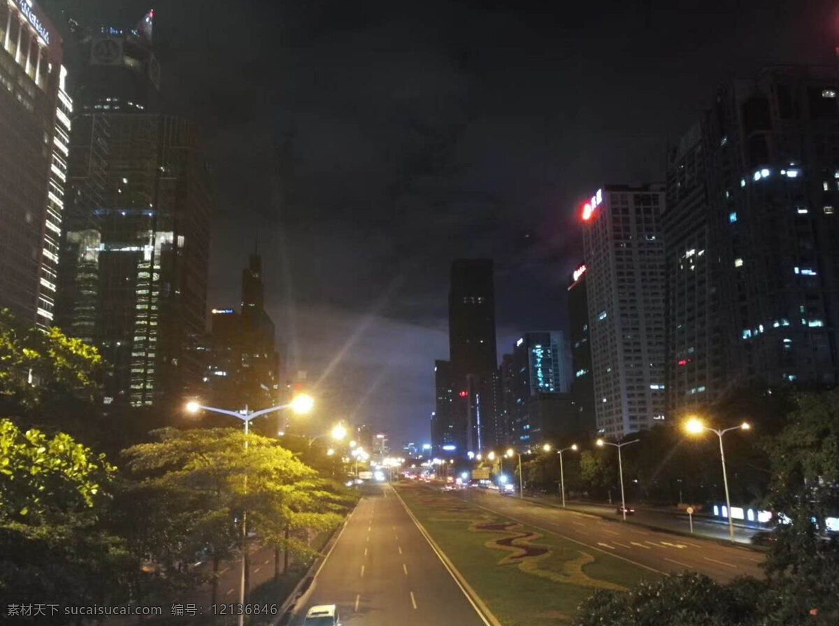 城市夜景 深圳 城市 风光 夜景 高楼 旅游摄影 国内旅游