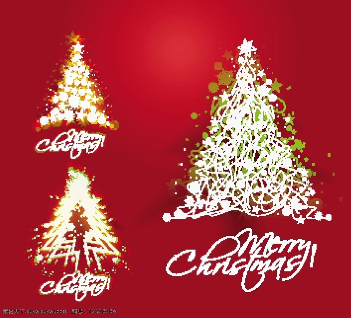 圣诞快乐 新年 快乐 2013 辉煌 圣诞 圣诞节 圣诞树 树 矢量 新年快乐 新年快乐自由 艾 矢量图 其他矢量图