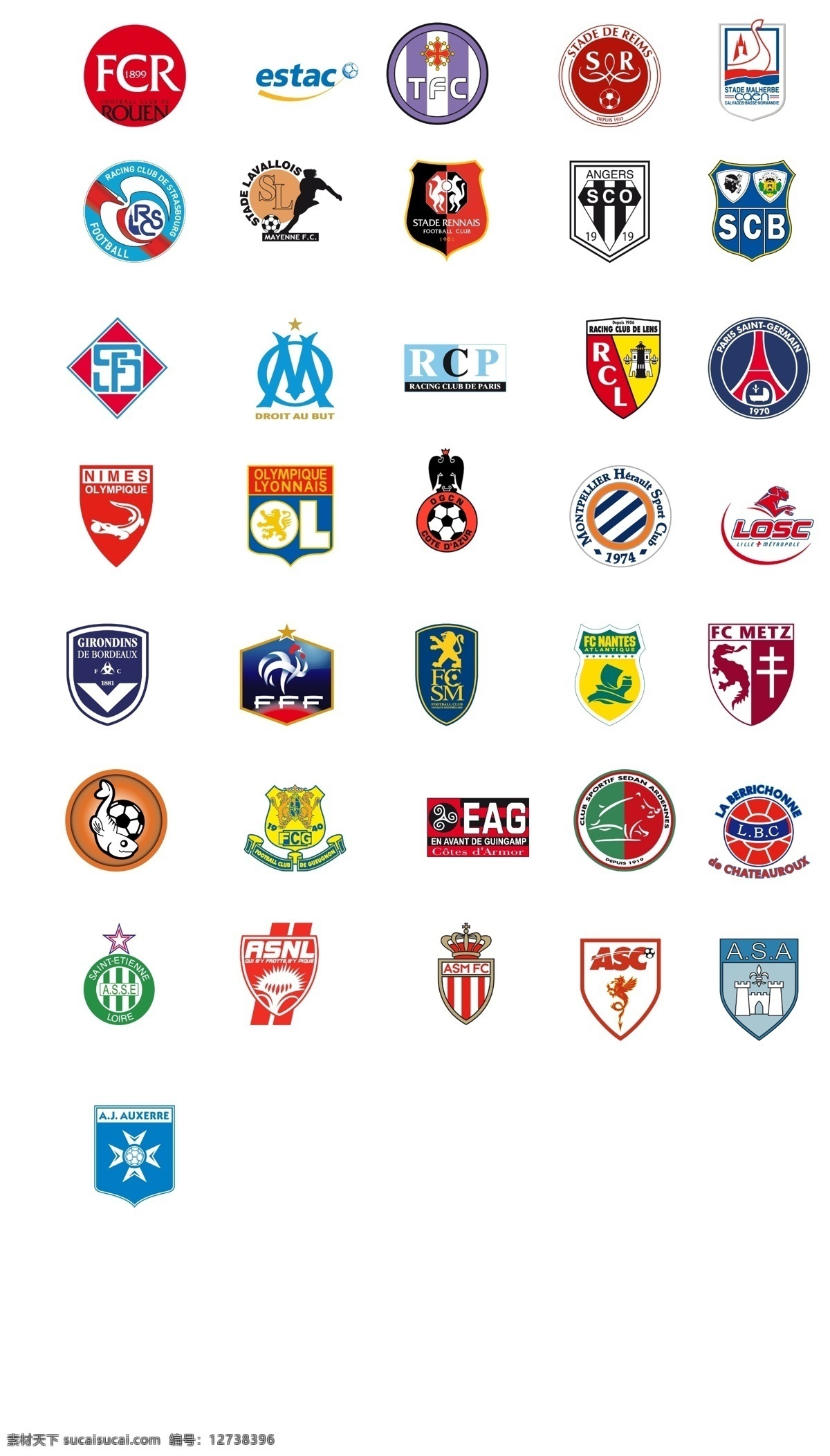 分层 彩色 图标 图标素材下载 圆形 源文件 足球 法国球队 图标模板下载 矢量 盾牌形 矢量图 日常生活