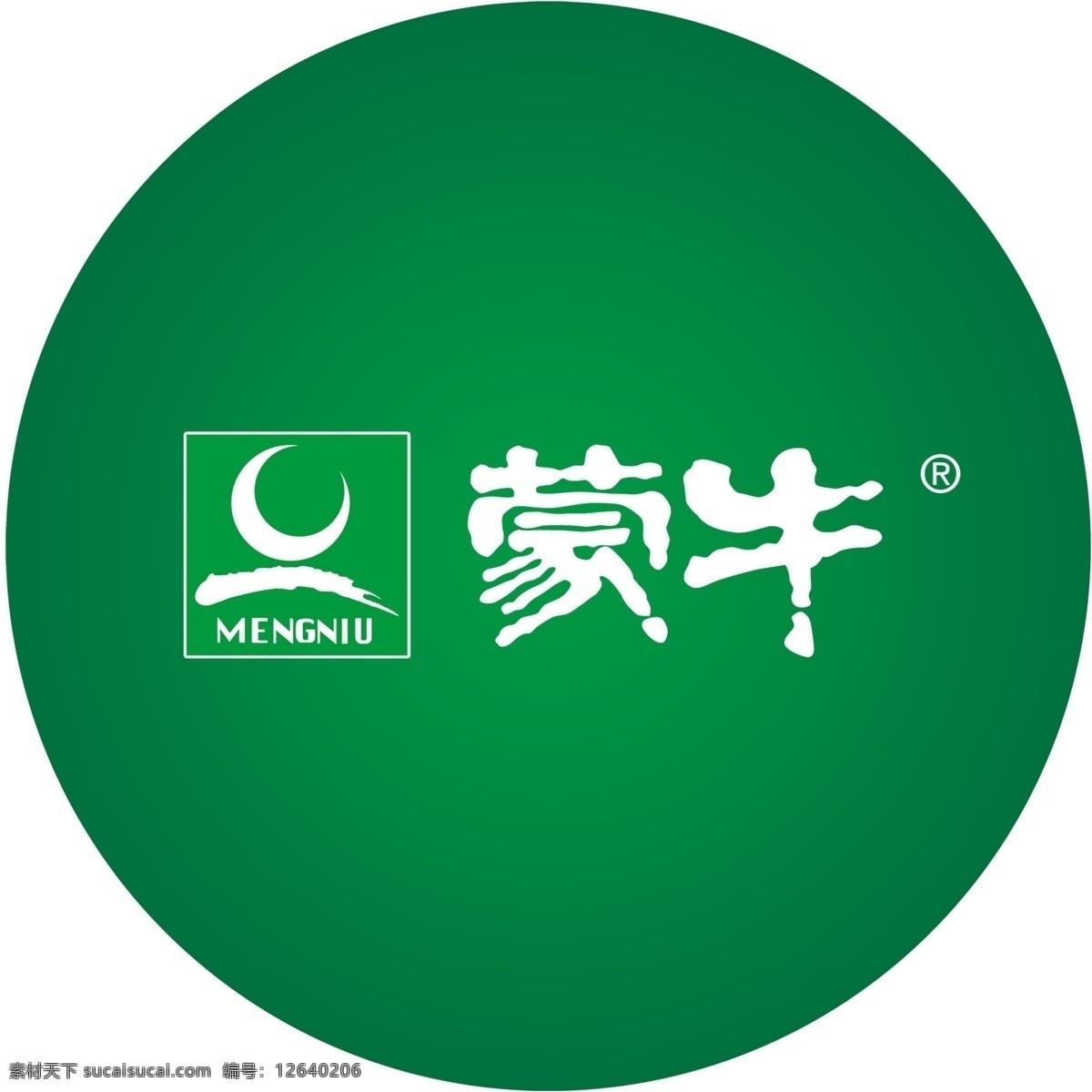 高清 蒙牛 圆形 loog 花边 古典 标志图标 企业 logo 标志