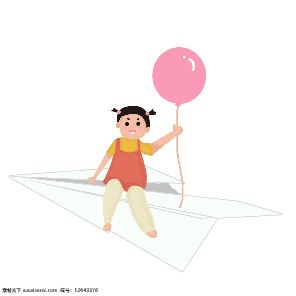 创意 61 儿童节 元素 免扣61 欢乐过六一 孩子节日 手绘儿童节 时尚儿童节 唯美节日 小孩 气球 纸飞机 原创