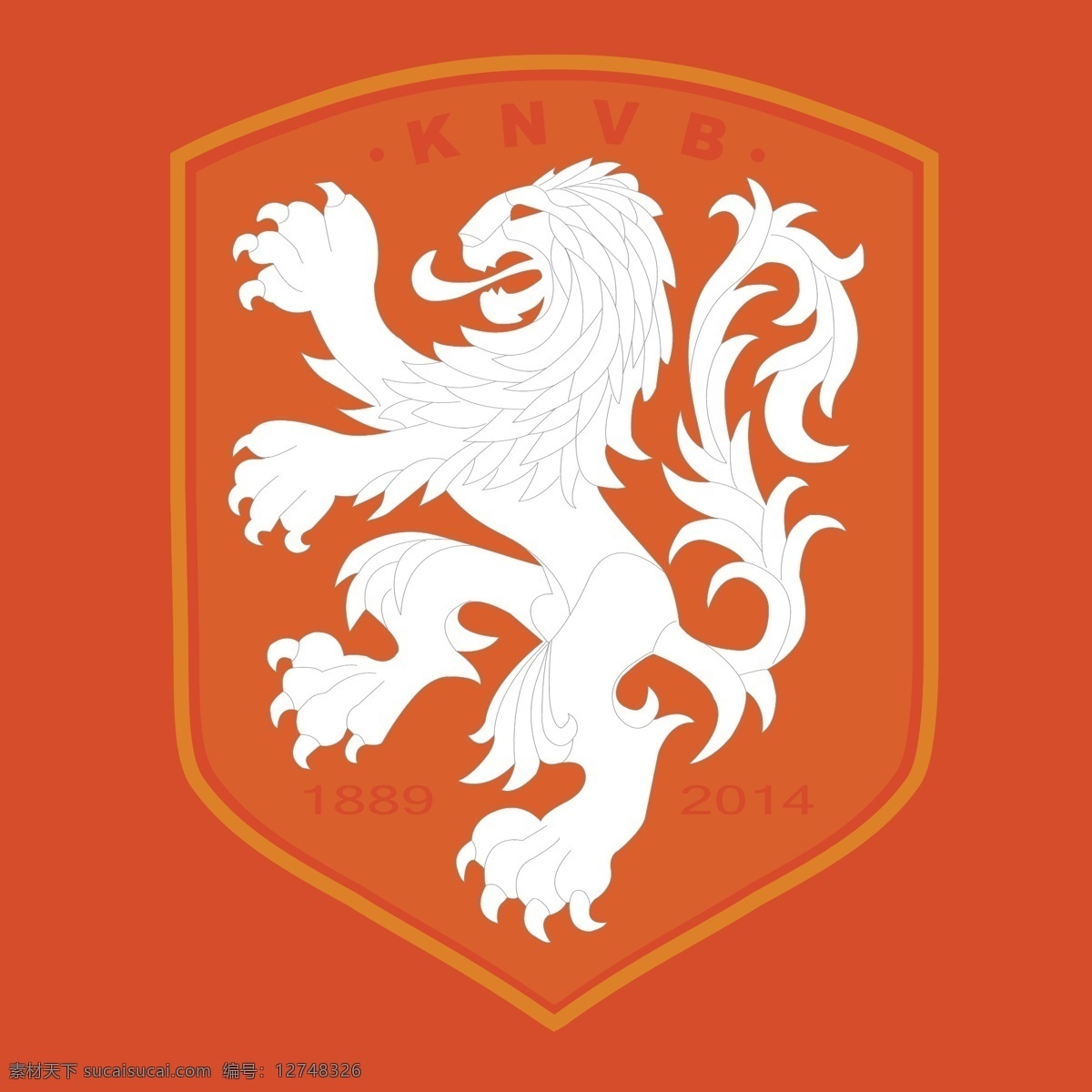 荷兰队新标志 荷兰队标志 荷兰 国家队 运动 欧洲 橙衣军团 无冕之王 罗本 范佩西 足球标志 logo设计