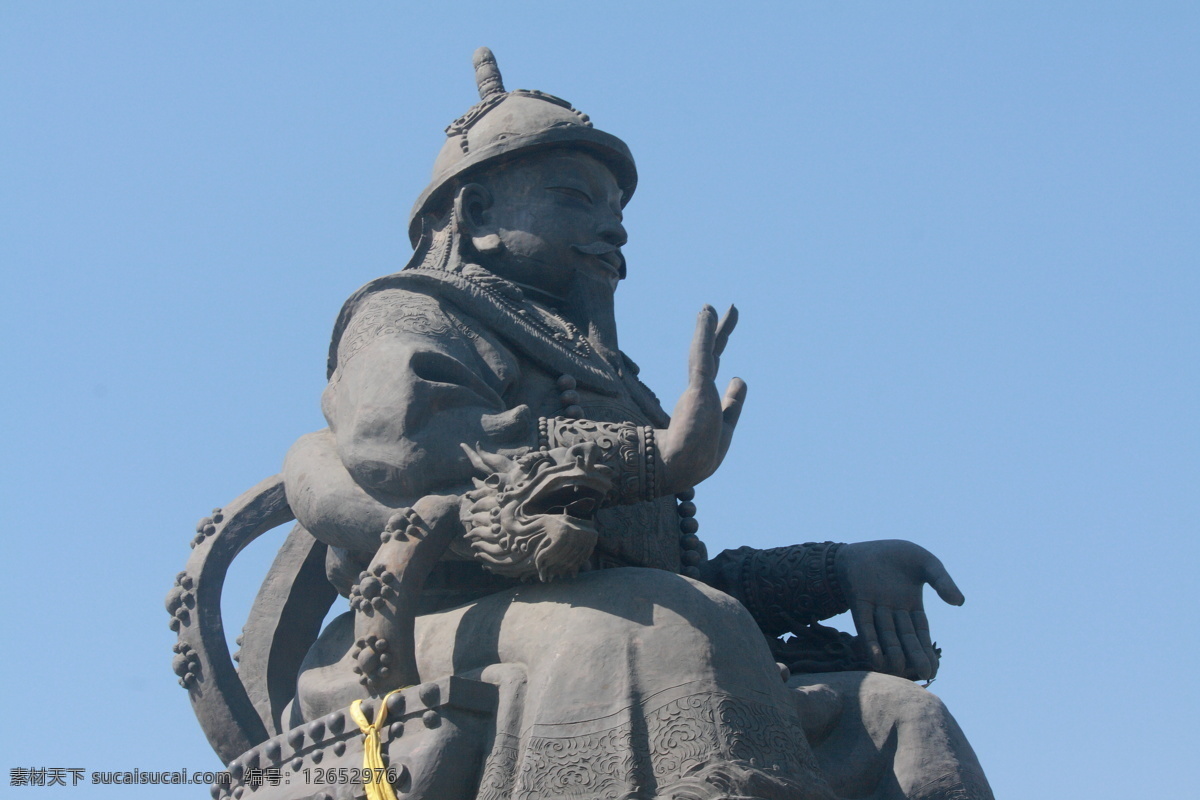 雕塑 人物图片 雕像 蒙古 图腾 文化艺术 宗教信仰 雕塑人物 成吉思汗