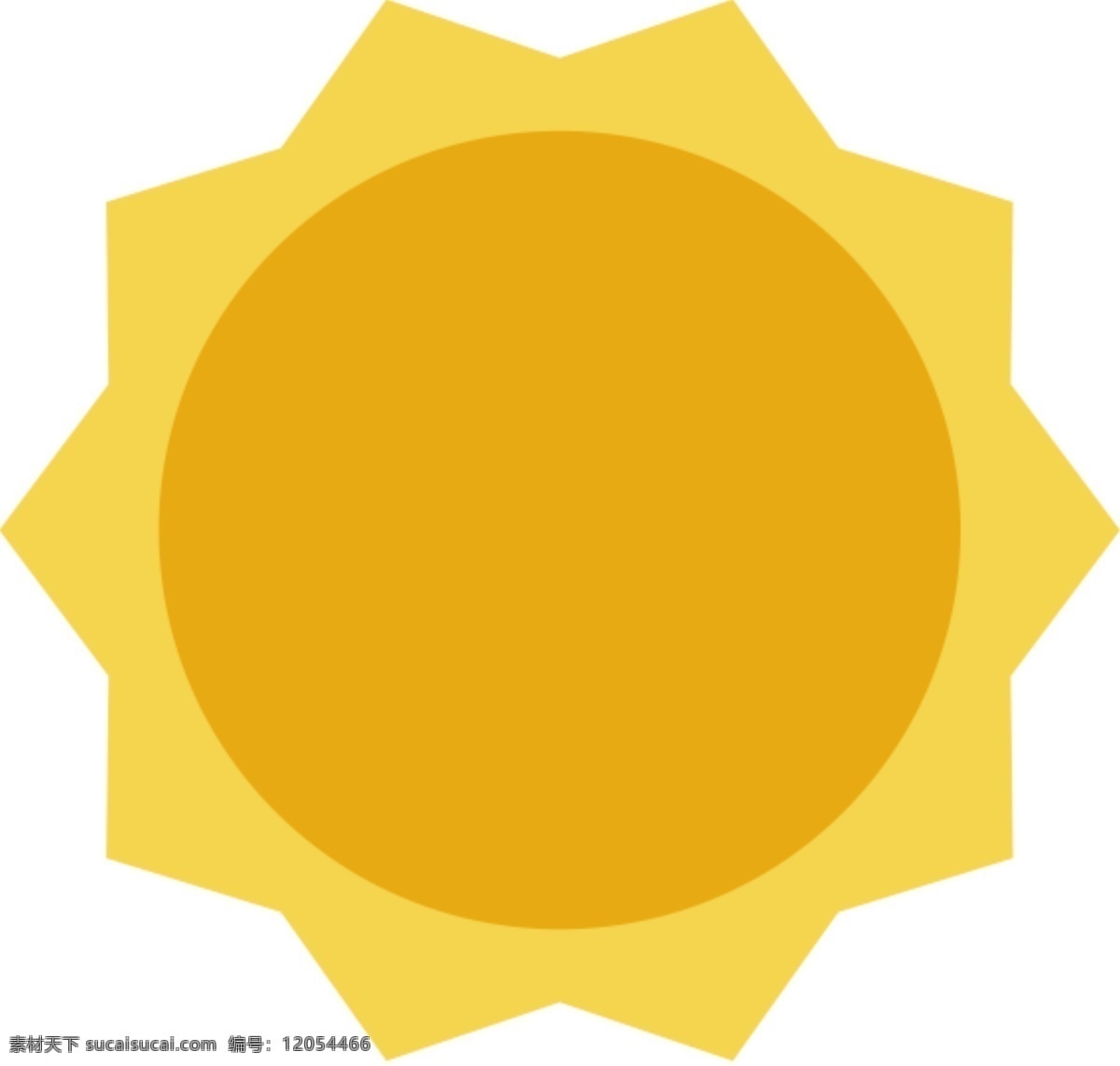矢量太阳 矢量素材太阳 太阳 psd太阳 橙色