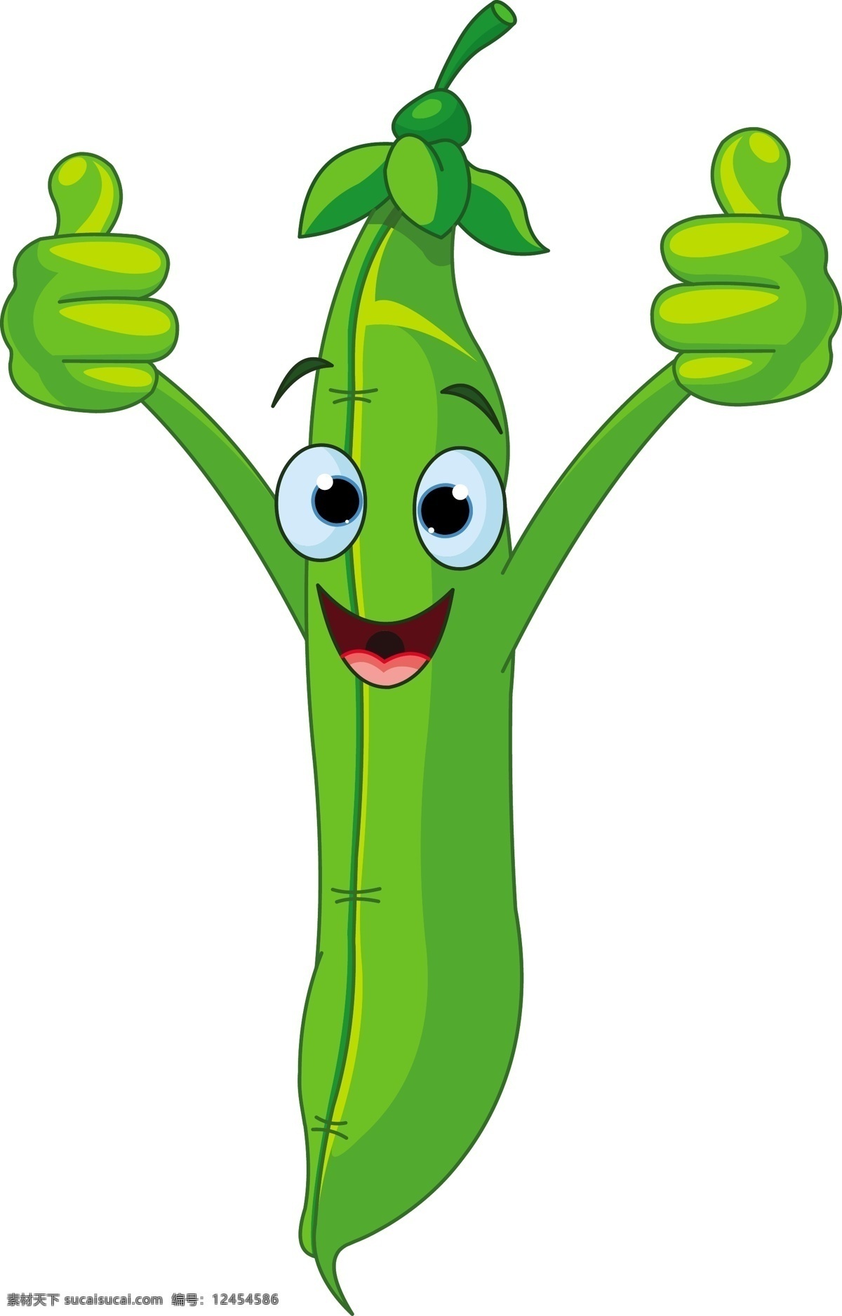 豌豆 豆角 卡通豆角 卡通豌豆 蔬菜 卡通蔬菜 卡通设计 矢量