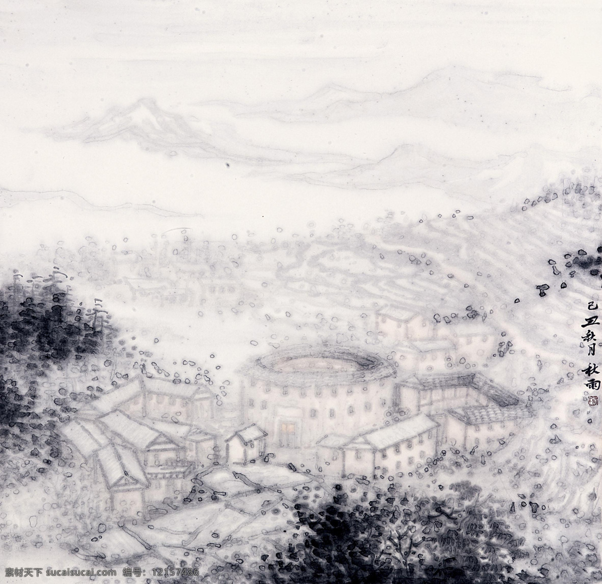 彩墨山水画 房子 风景画 国画 国画山水 山水 模板下载 绘画 绘画书法 设计素材 中国画 山水画 山水国画 写意画 书法 大师作品 写意 写意国画 国画写意 墨迹 水墨画 树木 植物 山峰 山 云雾 奇峰 木屋 文化艺术 装饰素材 山水风景画