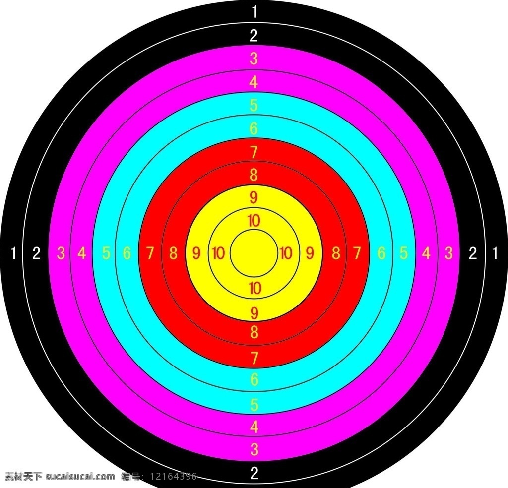 射击靶子 射击 靶子 射箭 圆环靶 靶 展板模板